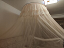 维美诗免安装蚊帐家用卧室2024新款上下床升降支架圆顶吊顶式儿童1.5米 杏色 2.0m床 实拍图