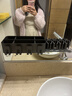 模范夫人電動(dòng)牙刷置物架衛生間免打孔壁掛牙刷架浴室洗口杯架洗漱臺收納架 槍灰-3人電動(dòng)牙刷架+3漱口杯 曬單實(shí)拍圖
