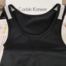 Carbin Koneer女士?jì)纫麓笮豯es束胸顯小塑胸帥t運動(dòng)內衣背心式女生收副乳膠夏季 黑色 XL （體重120-135斤）胸圍90-95CM 曬單實(shí)拍圖