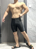 羽克泳褲男士專(zhuān)業(yè)五分防尷尬大碼游泳裝備夏季成人泳衣泳帽泳鏡三件套 黑白泳褲【長(cháng)款泳褲】 3XL 【建議150-170斤】 曬單實(shí)拍圖