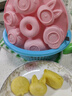 babycare寶寶輔食蒸糕硅膠模具幼嬰兒食品級可蒸糕點嬰兒米糕全套工具磨具 帶蓋-叮當(dāng)貓+油刷+裱花 曬單實拍圖
