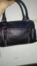 tushky品牌2026新款大容量手提包氣質(zhì)女神牛皮時(shí)尚百搭斜挎包軟皮波士頓 黑色 曬單實(shí)拍圖