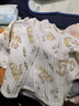 小三月新生嬰幼兒保暖上衣純棉a類秋冬夾棉內(nèi)衣服寶寶薄棉無(wú)骨外套開衫 A066花田小兔 80碼，建議18-21斤 曬單實(shí)拍圖