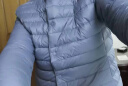 鸭鸭（YAYA）轻薄羽绒服女短款休闲内胆薄款冬季内搭保暖新国标外套KX 雾霾蓝 XL 实拍图