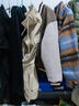 GXG男裝 拼色雙面呢格紋保暖棒球服夾克外套 2023年冬季新款 格紋 L 曬單實(shí)拍圖