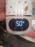奢姿（shezi）恒溫水杯無(wú)線(xiàn)便攜式燒水杯充電款旅行戶(hù)外電熱保溫壺車(chē)載恒溫水壺調奶器嬰兒外出沖奶恒溫泡奶杯 0.5L 35-100℃燒開(kāi)款【奶黃色】 曬單實(shí)拍圖