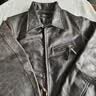 RRL 男裝 經典款皮革夾克RL90197 001-黑色 M 曬單實拍圖