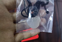 落花啼春玉髓小如意鎖吊墜可愛靈芝瑪瑙玉石水晶掛件diy手工飾品配件 黑色吊墜繩 曬單實拍圖