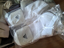 adidas三雙裝舒適短筒襪子男女阿迪達(dá)斯官方IA3943 白色/灰 M 曬單實(shí)拍圖