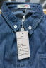 卡帝乐鳄鱼（CARTELO）衬衫男长袖2024春季纯棉牛仔外套宽松帅气衬衣 深蓝色 XL 晒单实拍图