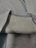 皮爾卡丹（pierre cardin）23年新款毛呢闊腿短褲女秋冬新款高腰加厚短褲女外穿修身褲子女顯 深 灰 色 (有腰帶) M 建議93-103斤 曬單實(shí)拍圖