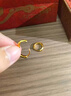 CHENG NINI黃金耳環(huán)素圈ins18k金女足金999耳圈送禮首飾圓圈金耳釘 2.72g 曬單實(shí)拍圖