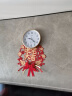 天王星（Telesonic）挂钟家用客厅钟表免打孔挂墙简约钟电子钟装饰石英钟 Q8708-4 实拍图