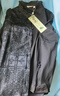 布符（Cloth Fu）布符2024秋季新款原創(chuàng)設(shè)計(jì)獨(dú)特繡花中式小立領(lǐng)木耳花邊長(zhǎng)袖襯衫女 黑色 S 曬單實(shí)拍圖