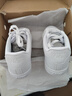 安踏（ANTA）板鞋女鞋2026新款春季滑板鞋女平底舒適休閑鞋女款白色運動(dòng)鞋子女 安踏白/灰 皮面防潑水 38 皮面防潑水 曬單實(shí)拍圖
