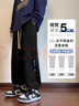頂峰保羅2025夏季薄款衛(wèi)褲男款高街情侶美式潮牌寬松休閑運(yùn)動百搭加絨褲子 9608淺灰 XL 推薦130-144斤 曬單實(shí)拍圖