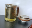 憶壺茶茶杯玻璃喝茶杯加厚泡茶杯辦公水杯不銹鋼過(guò)濾個(gè)人杯綠茶杯花茶杯 【泡茶套裝】450ml茶葉罐+透明杯 曬單實(shí)拍圖