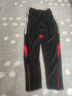 賽風(fēng)（SAFOOL）跑步長(cháng)褲男速干褲出場(chǎng)褲訓練褲側邊三杠運動(dòng)長(cháng)褲訓練足球籃球褲 黑白紅色 XL（建議110-120斤） 曬單實(shí)拍圖