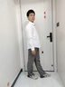 衣諾坊男童西服褲子灰色兒童背帶褲休閑長(zhǎng)褲子 灰色：長(zhǎng)褲 170CM 曬單實(shí)拍圖