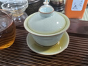 廷懷窯 汝窯三才蓋碗 手工陶瓷單個(gè)茶杯大號可養開(kāi)片泡茶碗家用 汝窯卵青蓋碗 曬單實(shí)拍圖