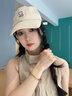 相思結(jié)貓眼小金珠子黃金轉(zhuǎn)運(yùn)珠手鏈女足金999金豆豆路路通圓珠手繩 5mm貓眼珠10粒 金重約2.1-2.3克 曬單實(shí)拍圖