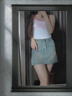 妙奕嘉牛仔短褲女夏季裙褲新款2024年外穿女裝辣妹高腰牛仔褲熱褲超短褲 美式復(fù)古藍(lán)牛仔短褲 L 曬單實(shí)拍圖