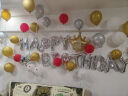 多美忆生日场景布置装饰气球儿童男孩女孩生日快乐铝膜桌飘装扮金色套装 实拍图