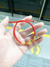 中國(guó)黃金（CHINA GOLD）五路財(cái)神黃金手鏈女士99足金轉(zhuǎn)運(yùn)珠本命年七夕情人節(jié)禮物送女朋友 五路財(cái)神手串（紅繩） 摯愛(ài)禮盒【紀(jì)念品】 曬單實(shí)拍圖