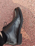 卡帝乐鳄鱼（CARTELO）保暖加绒皮鞋男商务加棉加厚男靴冬季高帮系带棉鞋1061 黑色 42 实拍图