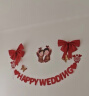 仕彩 结婚沙发背景墙装饰套装女方婚房布置男方客厅婚庆用品 大喜日子 实拍图