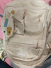 第九城（V.NINE）书包高中生初中生书包女孩大容量15.6英寸笔记本电脑包旅行背包超轻大学生书包男生  卡其色 实拍图