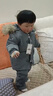 G.DUCKKIDS小黃鴨新款寶寶兒童羽絨服分體套裝男女童嬰兒1-2-3歲加厚洋氣冬 灰色 100 (建議身高95-105厘米) 曬單實(shí)拍圖