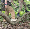 悍途（HUMTTO）減震舒適登山鞋戶(hù)外防滑耐磨徒步鞋秋冬新款戶(hù)外防撞旅游爬山鞋 米色/墨綠常規-女（偏小一碼） 38 曬單實(shí)拍圖