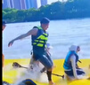 迅榮水上浮床浮毯闖關漂浮墊臺魔毯成人兒童游泳池泡沫板海上樂園浮排 【多人】550*180*4.5cm-特厚 彩色隨機 曬單實拍圖