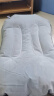 JAJALIN充气枕头旅行枕按压充气便携腰靠垫抱趴枕午睡户外旅行用品灰色 实拍图