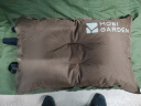 牧高笛（MOBIGARDEN）自动充气枕头 旅行枕 便携舒适午睡露营睡枕 NXL1534002 栗棕色 实拍图
