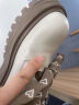 百丽可爱牛津鞋女2023秋季新商场同款软萌皮鞋Z7A1DCM3 米白 37 实拍图
