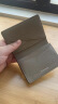 COGURE真皮名片包大容量卡包名片夹多卡位高档简约精致名片包高级感 米灰 晒单实拍图