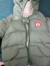 G.DUCKKIDS寶寶棉服加絨加厚冬季嬰兒棉衣可愛(ài)男童女童發(fā)光外套兒童棉襖洋氣 豆綠色 110 建議身高100-110cm4-5歲 曬單實(shí)拍圖