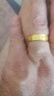 周六福（ZLF）  黃金戒指男女款足金六字真言活口戒指 計(jì)價(jià) 18號 - 6.19g 曬單實(shí)拍圖