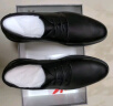 红蜻蜓舒适商务休闲时尚系带皮鞋男士正装德比婚鞋 WTA73761 黑色 41 实拍图