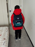 巴布豆（BOBDOG）書包小學生男孩女生兒童一年級二三到五年級男童女孩書包雙肩背包 墨綠色【補習袋+練習本+套尺】 大號【建議3-6年級】 曬單實拍圖