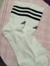 阿迪達(dá)斯 （adidas）男女 配件系列 3S C SPW CRW 3P 運(yùn)動(dòng)襪 HT3458 S碼 曬單實(shí)拍圖