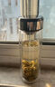 希諾雙層玻璃杯男女士水杯新款商務(wù)時(shí)尚便攜帶濾網(wǎng)茶杯禮盒裝XN-6712 希諾6737-315毫升 曬單實(shí)拍圖