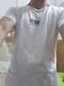 嘉曄男士T恤男短袖薄款學(xué)生短軸衣服社會(huì )人帥氣便宜恤潮流 白色 電池短袖 L 曬單實(shí)拍圖
