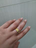 千影珠寶黃金戒指9999足金實(shí)心素圈男女款真金指環(huán)活口結婚首飾送媽媽 約4.03-4.2g(含工費28) 曬單實(shí)拍圖