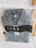 JEEP SPIRIT100%純棉免燙襯衫男夏季襯衣男士外套休閑七分袖男裝寬松高檔襯衫 高質(zhì)量純棉料長(zhǎng)袖（豆綠色） 2XL 155斤-175斤 曬單實(shí)拍圖