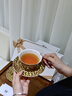 物取豹紋系列杯碟禮盒裝高檔精致咖啡杯送朋友新家喬遷禮物結婚伴手禮豹紋系列杯碟對杯+白金禮盒 曬單實(shí)拍圖