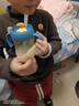奔麥兒童牛奶杯帶刻度PPSU水杯直飲吸管寶寶喝水杯家用嬰幼兒水壺夏季 一杯兩用(吸管+直飲)孔雀藍(lán)260ml 曬單實(shí)拍圖