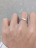 ZXZOV925銀情侶對戒男女款活口一對鐘久久戒指潮送女友情人節(jié)生日禮物 925銀對戒【活口一對】+禮盒 曬單實拍圖